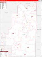 Le Flore, Ok Wall Map Zip Code